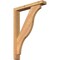 Ekena Millwork Funston Block Smooth Bracket w/ Offset Brace, Western Red Cedar, 3 1/2"W x 20"D x 28"H BKT0402X20X28FST05SWR - alternate 1